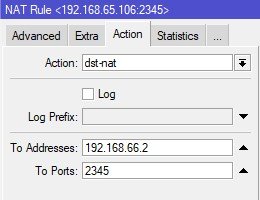 remote telnet nat1 to - mediakios